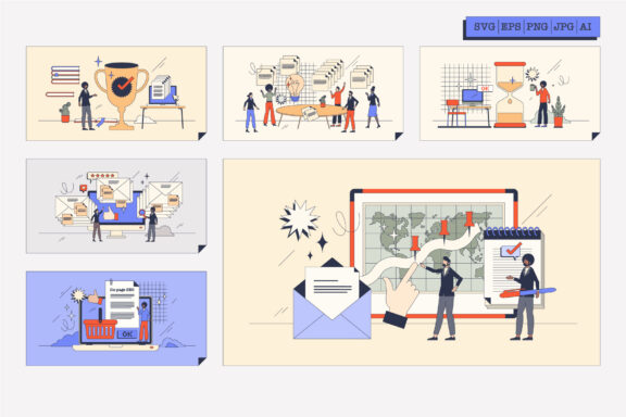Neubrutalism style - 39 Illustrations Bundle. Elevate Your Brand - Image 3
