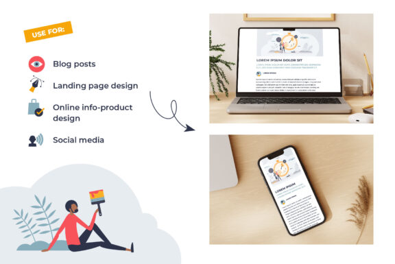 Digital Marketing Illustration Kit - Image 8