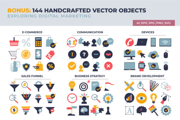 Digital Marketing Illustration Kit - Image 4