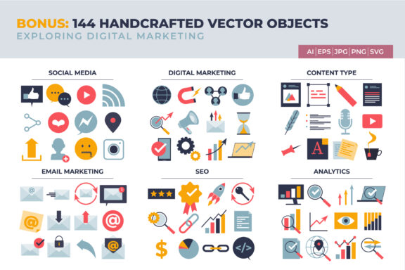 Digital Marketing Illustration Kit - Image 5
