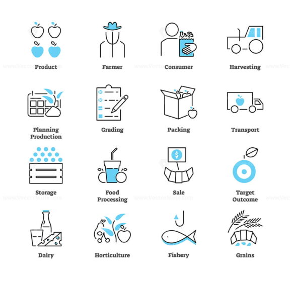 FREE Agricultural marketing icons