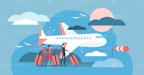 Airline vector illustration
