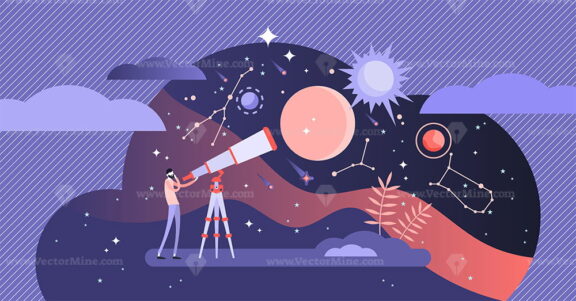 Astronomy vector illustration