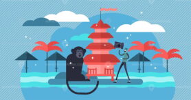 Bali vector illustration