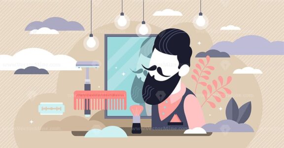 Barbershop vector illustration