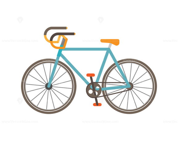 FREE Bike flat vector illustration