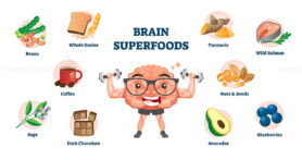 Brain super foods as nutrition products for improving memory and brainpower