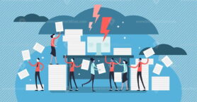 Bureaucracy vector illustration
