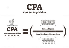 CPA Cost Per Acquisition vector illustration