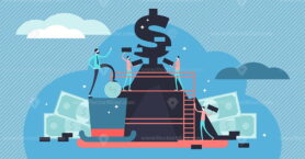 Capitalism vector illustration