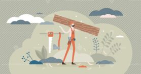 Carpenter vector illustration