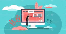Chatbot vector illustration