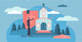Christianity vector illustration