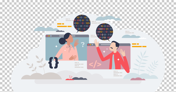 Coding interview as technical skills test for job vacancy tiny person concept - Image 2