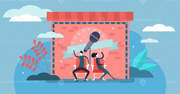Comedy vector illustration
