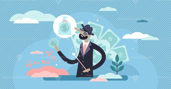 FREE Con artist vector illustration