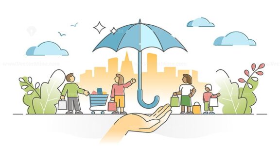 FREE Consumer rights as legal law protection in purchase conflict outline concept