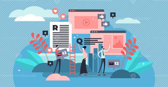 Content vector illustration