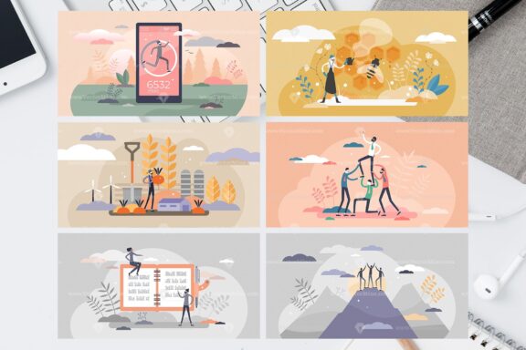 48 Healthy Diet Vector Illustrations Bundle V2 - Image 12