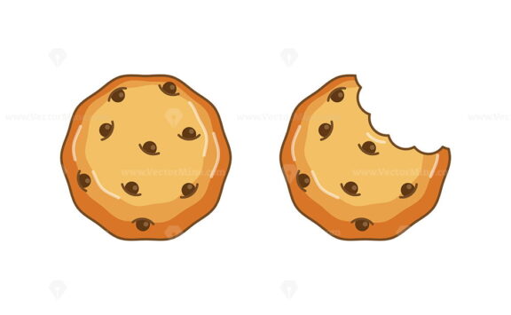 FREE Cookie bite vector illustration