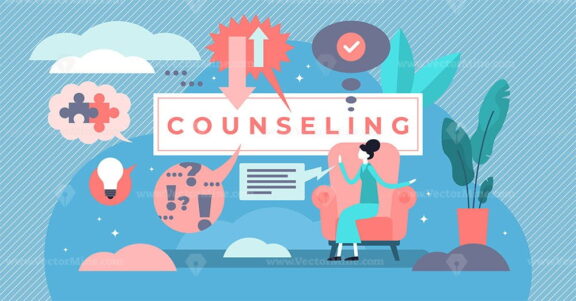 Counseling vector illustration