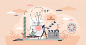 Creative work vector illustration