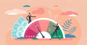 Credit score vector illustration