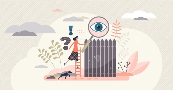 Curiosity concept vector illustration