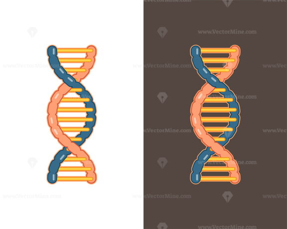 FREE DNA icon illustration