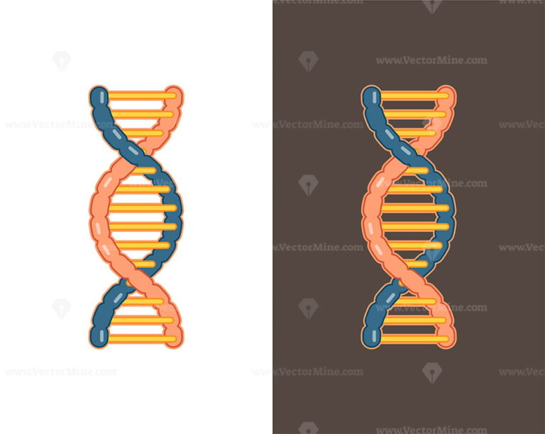 FREE DNA icon illustration
