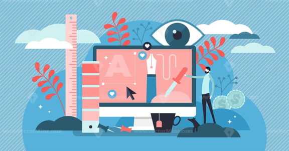 Designer vector illustration