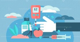 Diabetes vector illustration