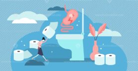 Diarrhea vector illustration