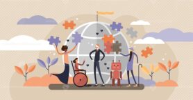 Diversity flat vector illustration