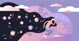 Dreams vector illustration