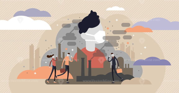 Dust in air vector illustration