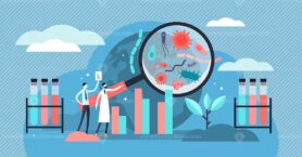 Epidemiology vector illustration