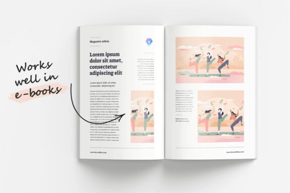 6 Self Love Illustrations Bundle - Image 7