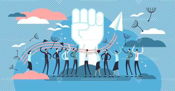 Freedom vector illustration