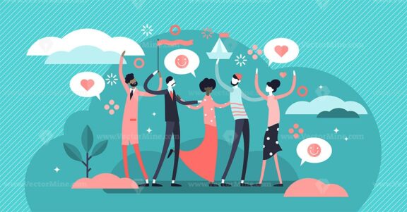 Friendship vector illustration