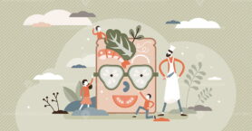 Fun food vector illustration