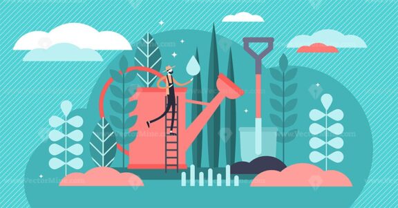 Gardening vector illustration