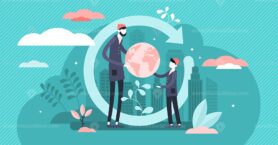 Generation change vector illustration