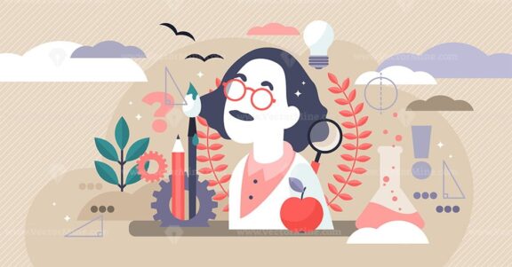 Genius vector illustration