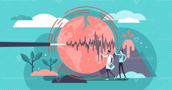 Geology vector illustration