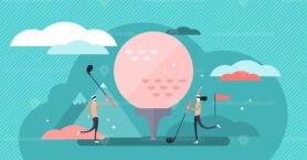Golf vector illustration