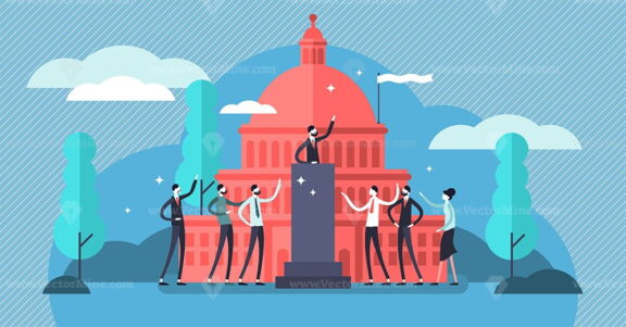 Government vector illustration