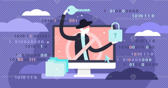Hacker vector illustration