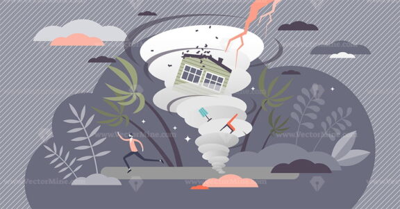 Hurricane vector illustration