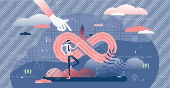 Infinity vector illustration